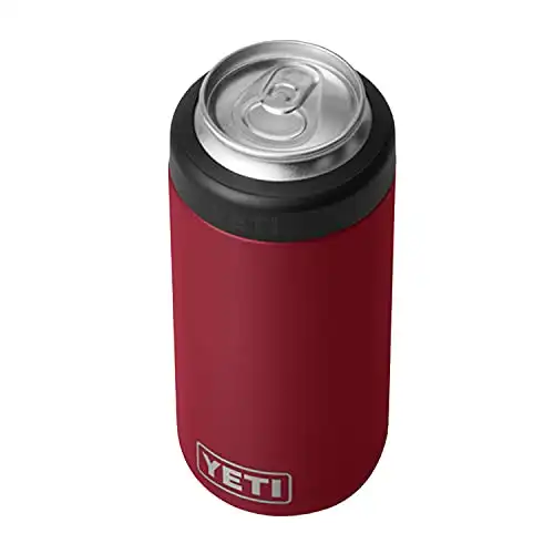 YETI Rambler 16 oz. Colster Tall Can Insulator for Tallboys & 16 oz. Cans, Harvest Red