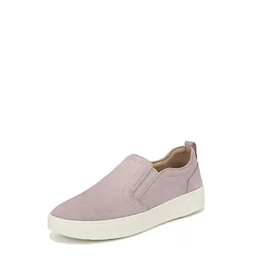 Vionic Women's Sneaker Kimmie Perf- Comfortable Slip Ons That Includes a Built-in Arch Support Lilac Purple Suede 10 Wide