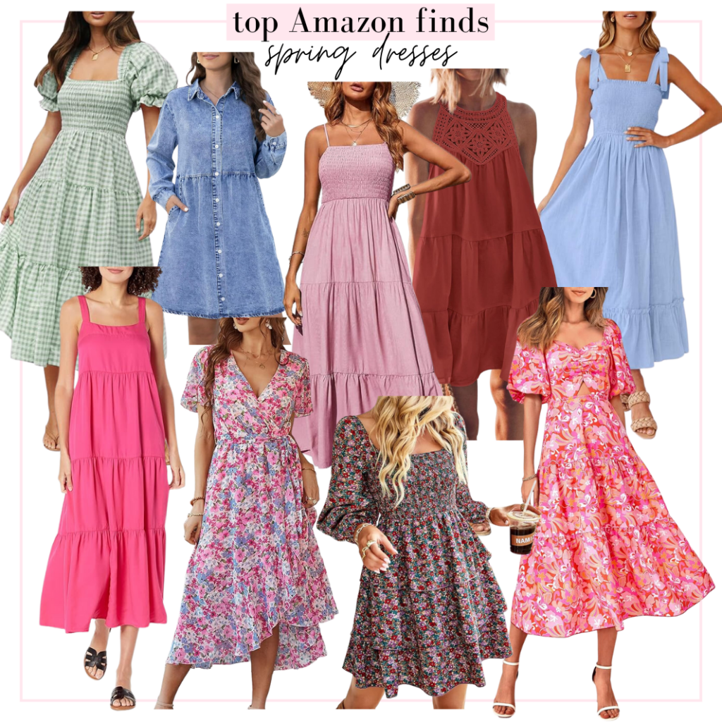 amazon dresses for spring in pink