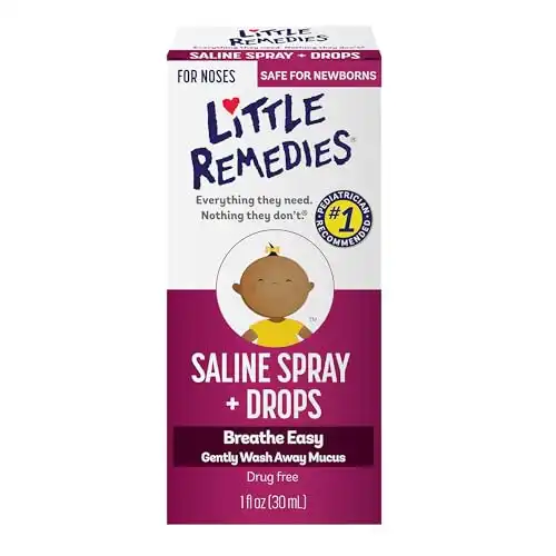 Little Remedies Noses Saline Spray Drops