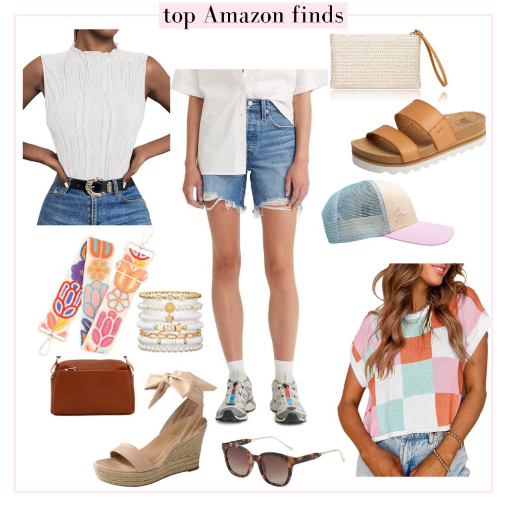 A collage of top Amazon finds for summer.