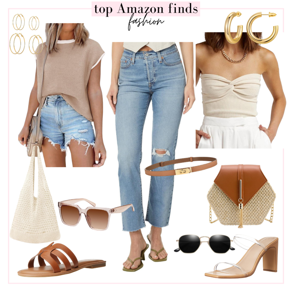 A collage of top Amazon finds for summer.