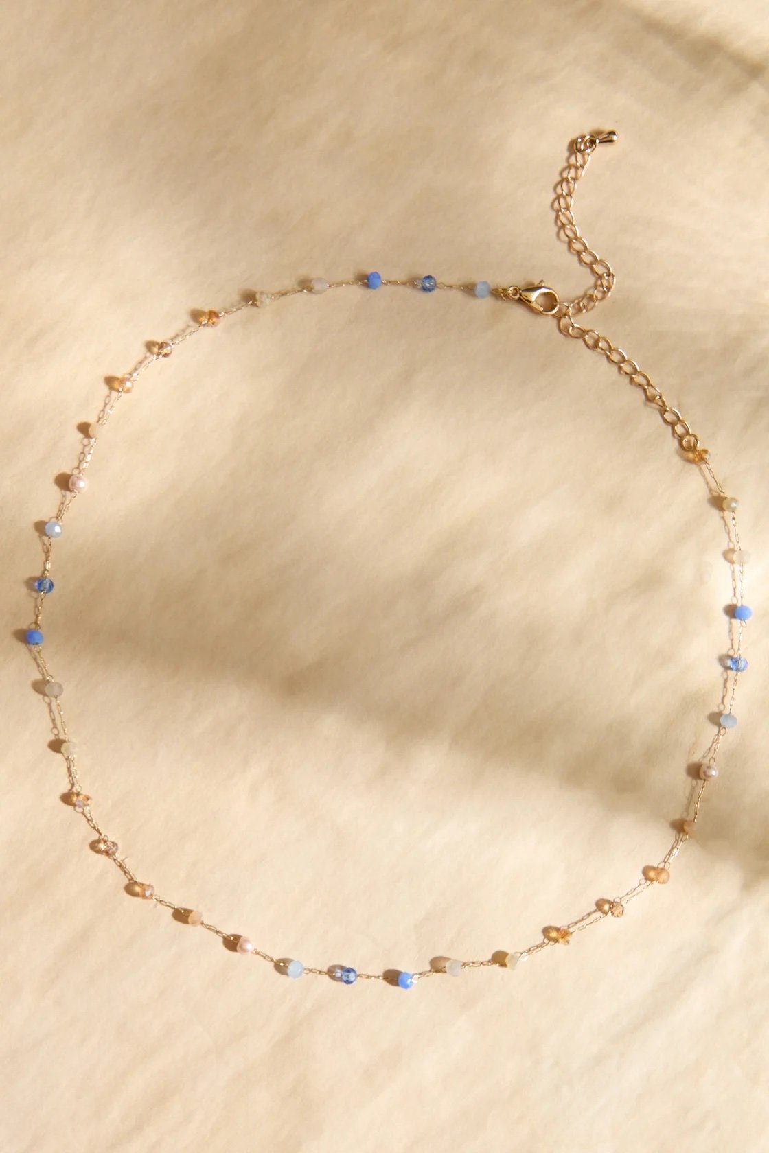 Dainty Chain Beaded Choker