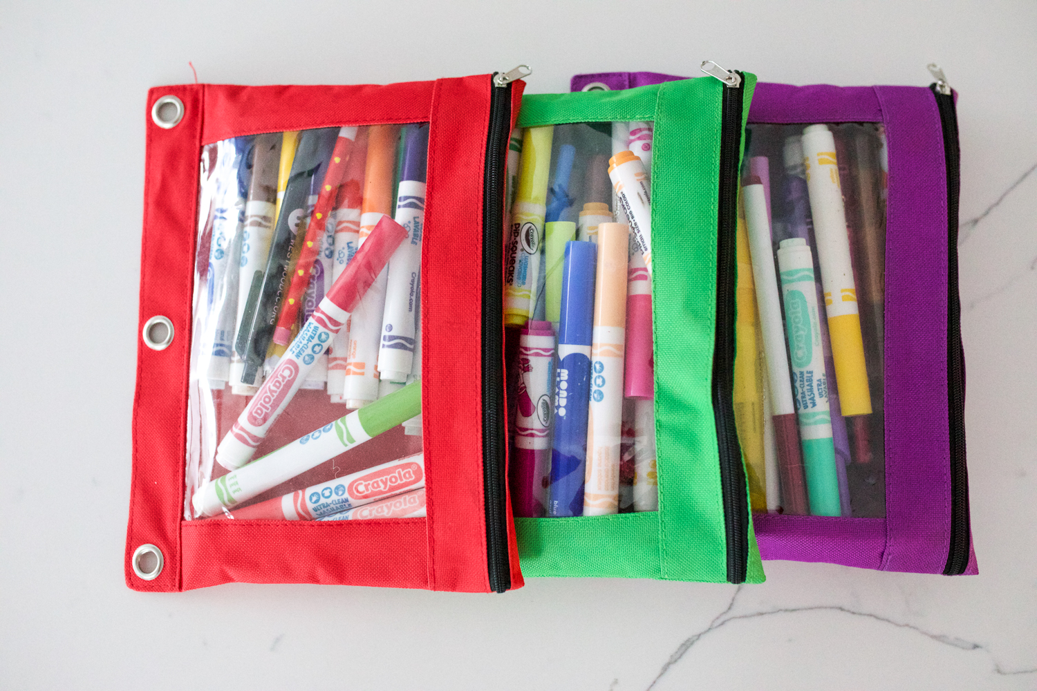 travel essentials featuring a pencil case bag