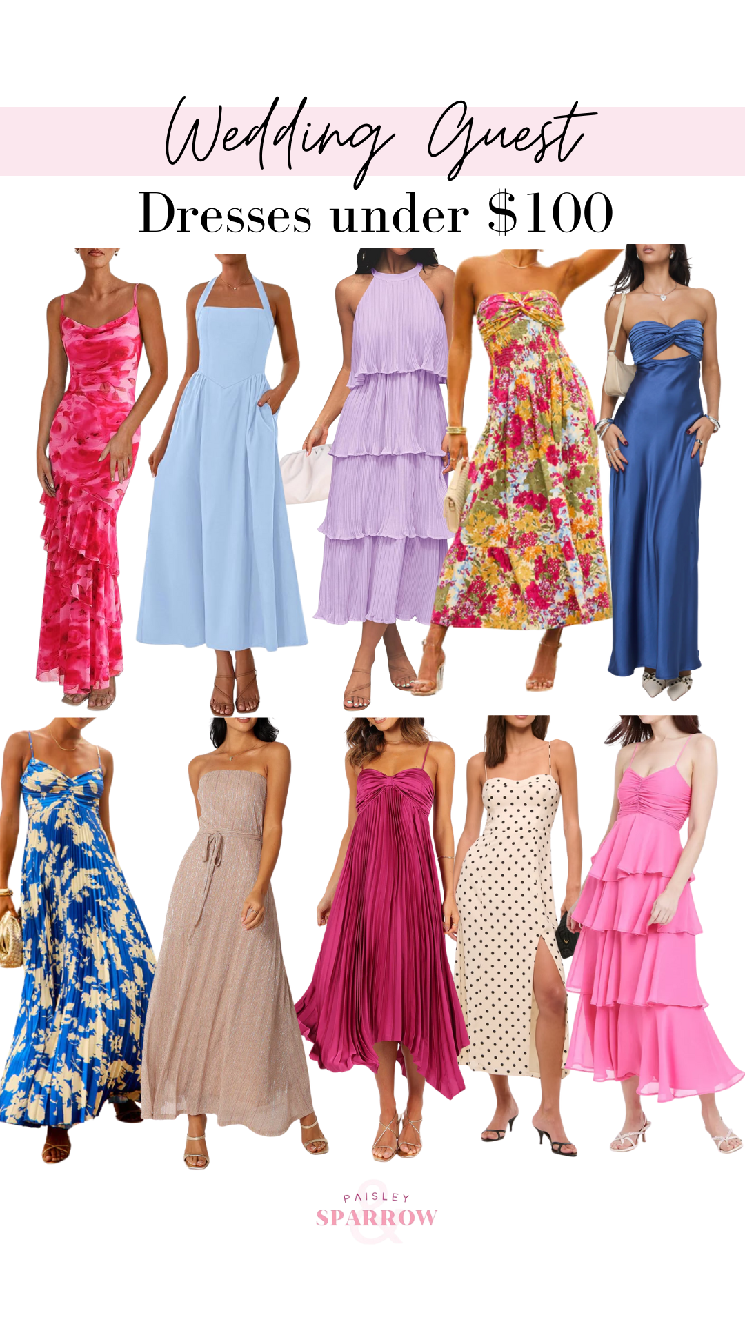 10 wedding guest dresses under $100
