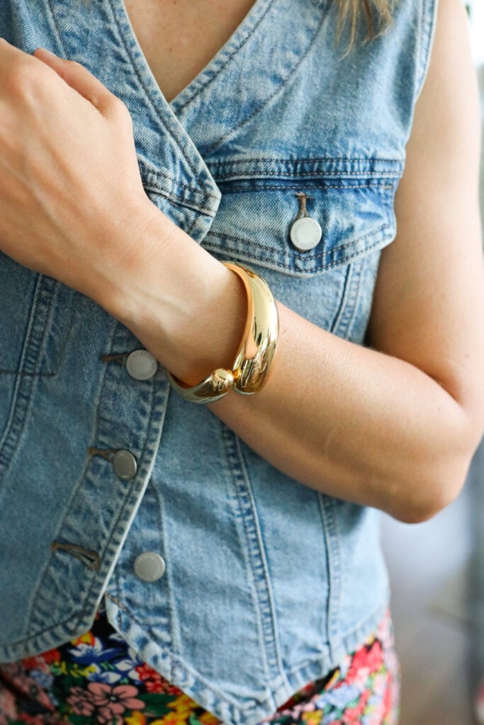 gold bracelet cuff