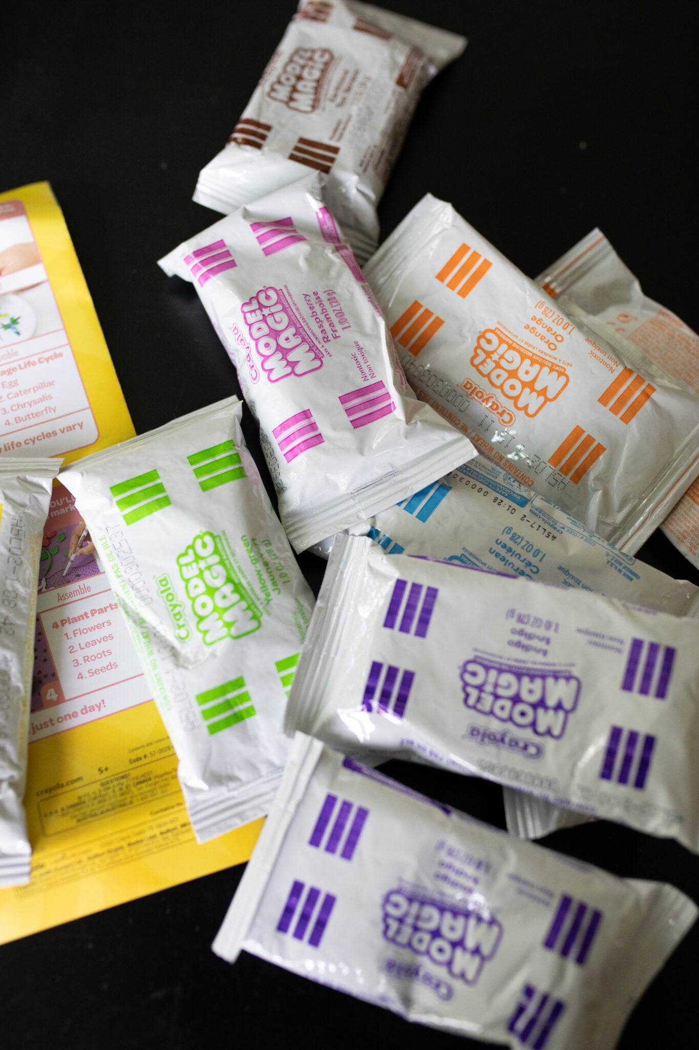 Crayola Model Magic, creating colorful sculptures and crafts with the 30-pack of clay. ( Screen-Free idea )