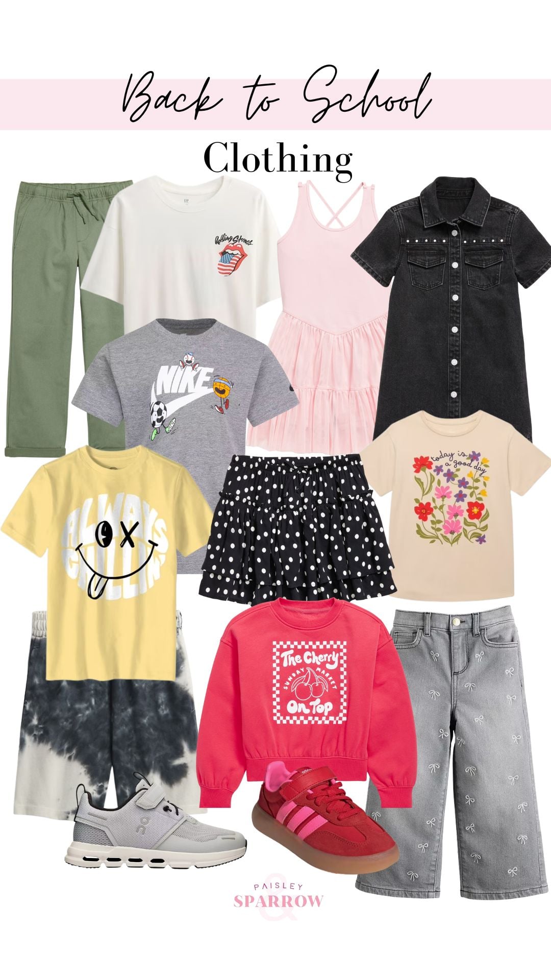 Paisley and Sparrow Blog Back To School Outfits