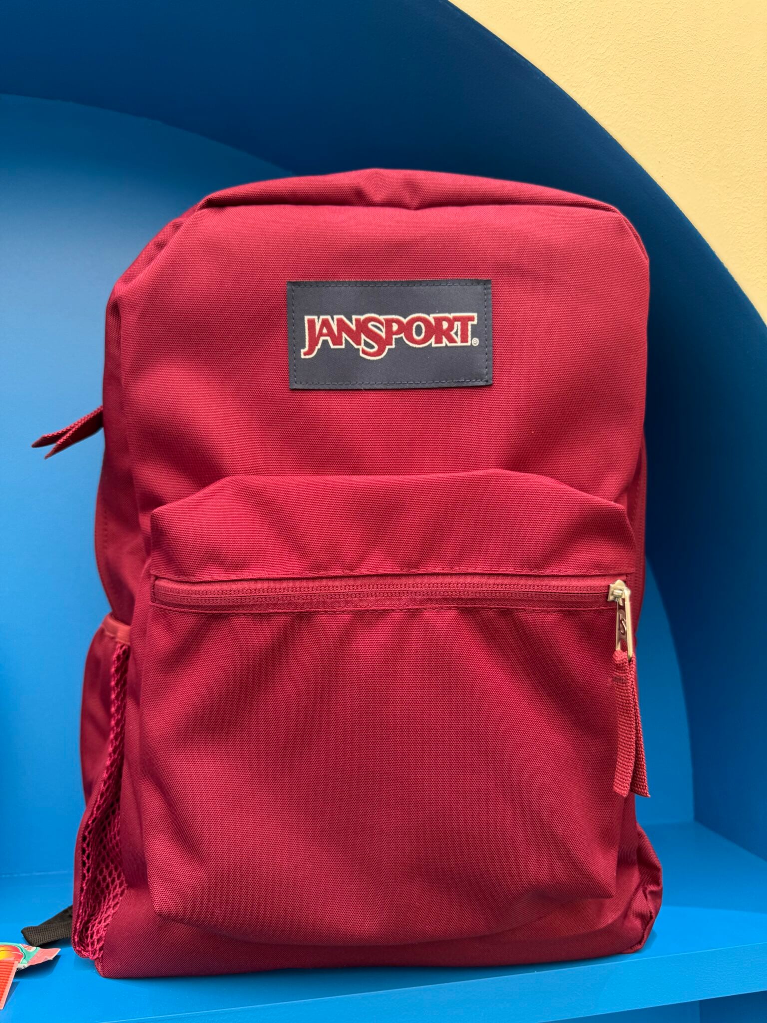 Red JanSport Backpack with Zippers an Essential Back To School Accessory