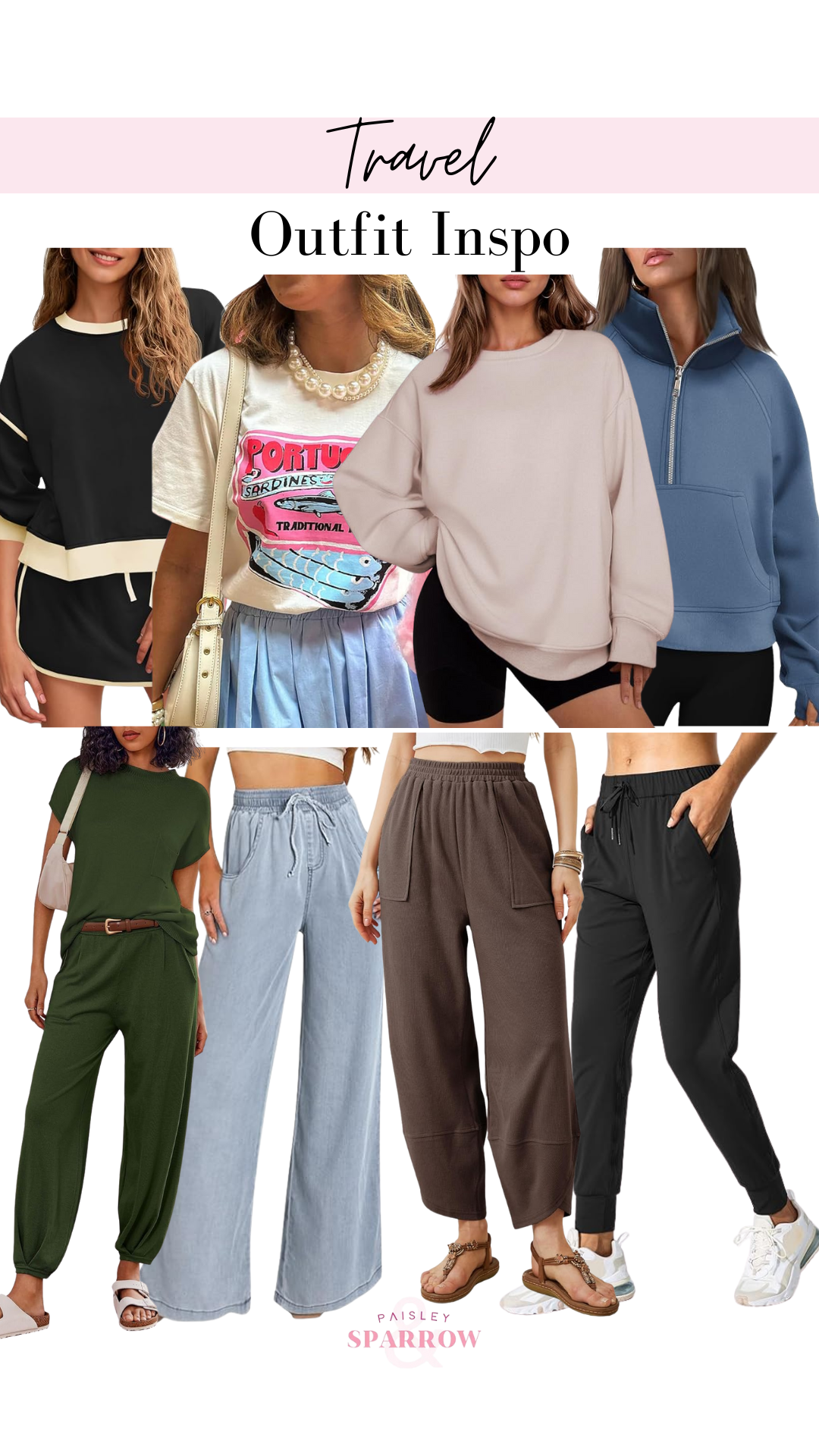 Pin Graphic of Tavel Outfit Inspo