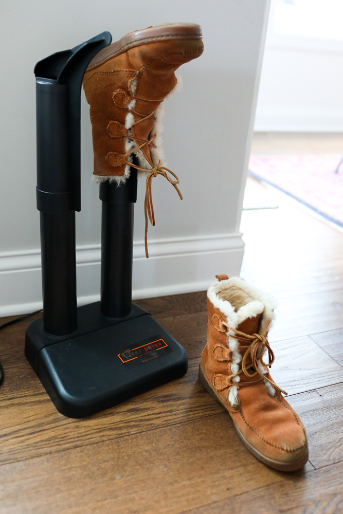boot dryer with boots on it